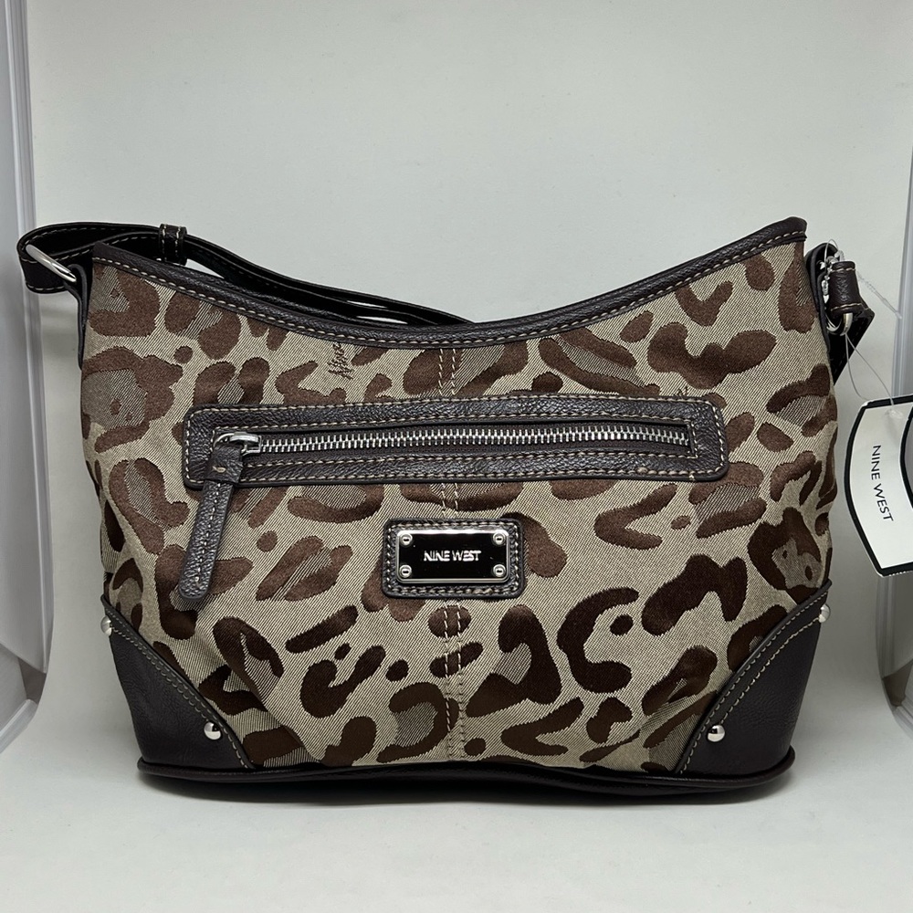 Nine West Leopard print Shoulder Bag NWT
